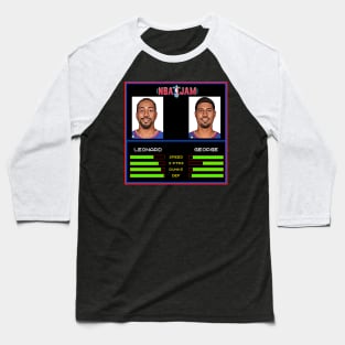 The Klaw & PG  - NBA Jam Edition Baseball T-Shirt